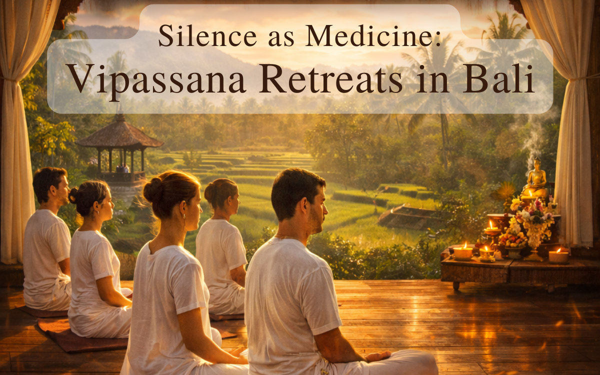 Silence as Medicine: Vipassana Retreats in Bali
